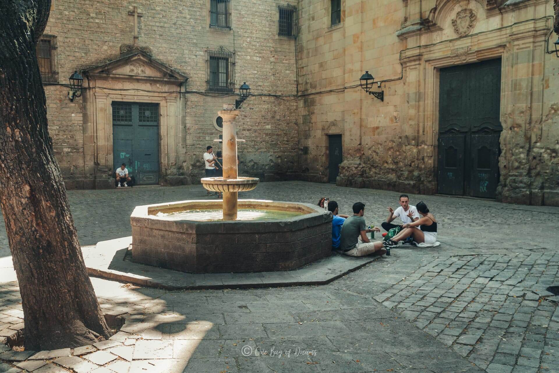 Barcelona Itinerary: Fountain